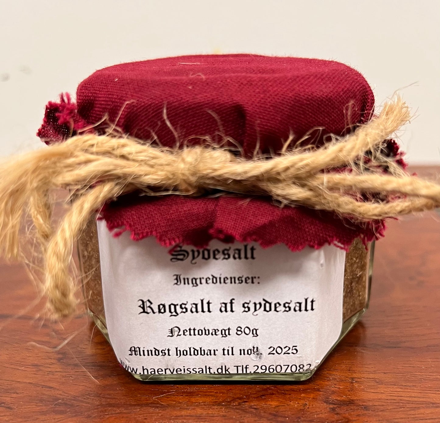 Hærvejssalt røg smag.