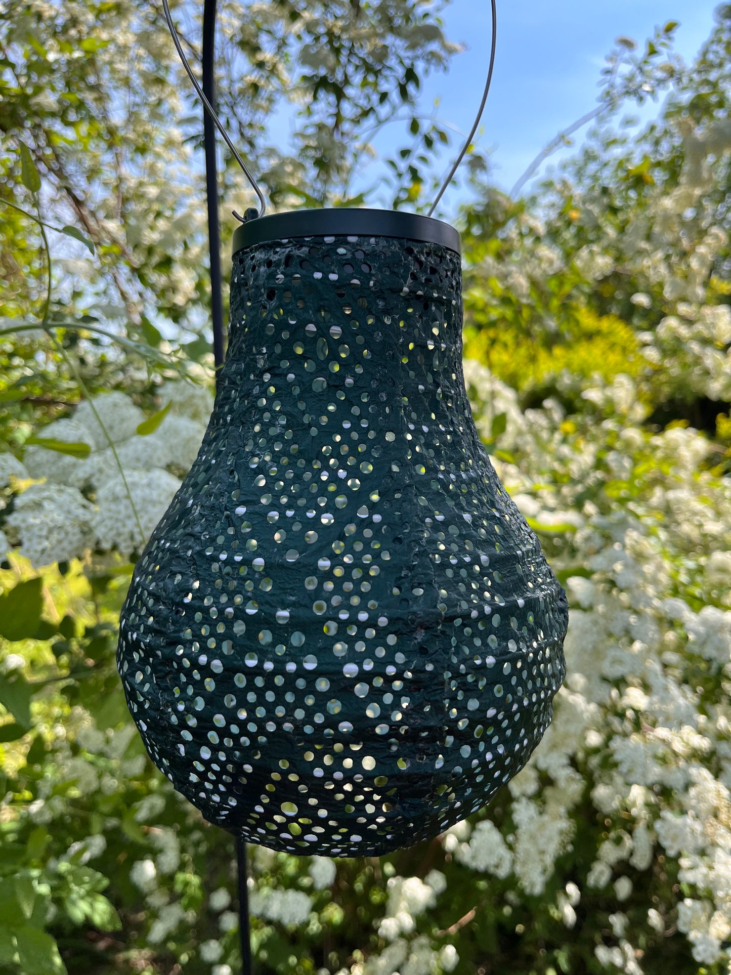 Solcelle lampe BU 16 cm.