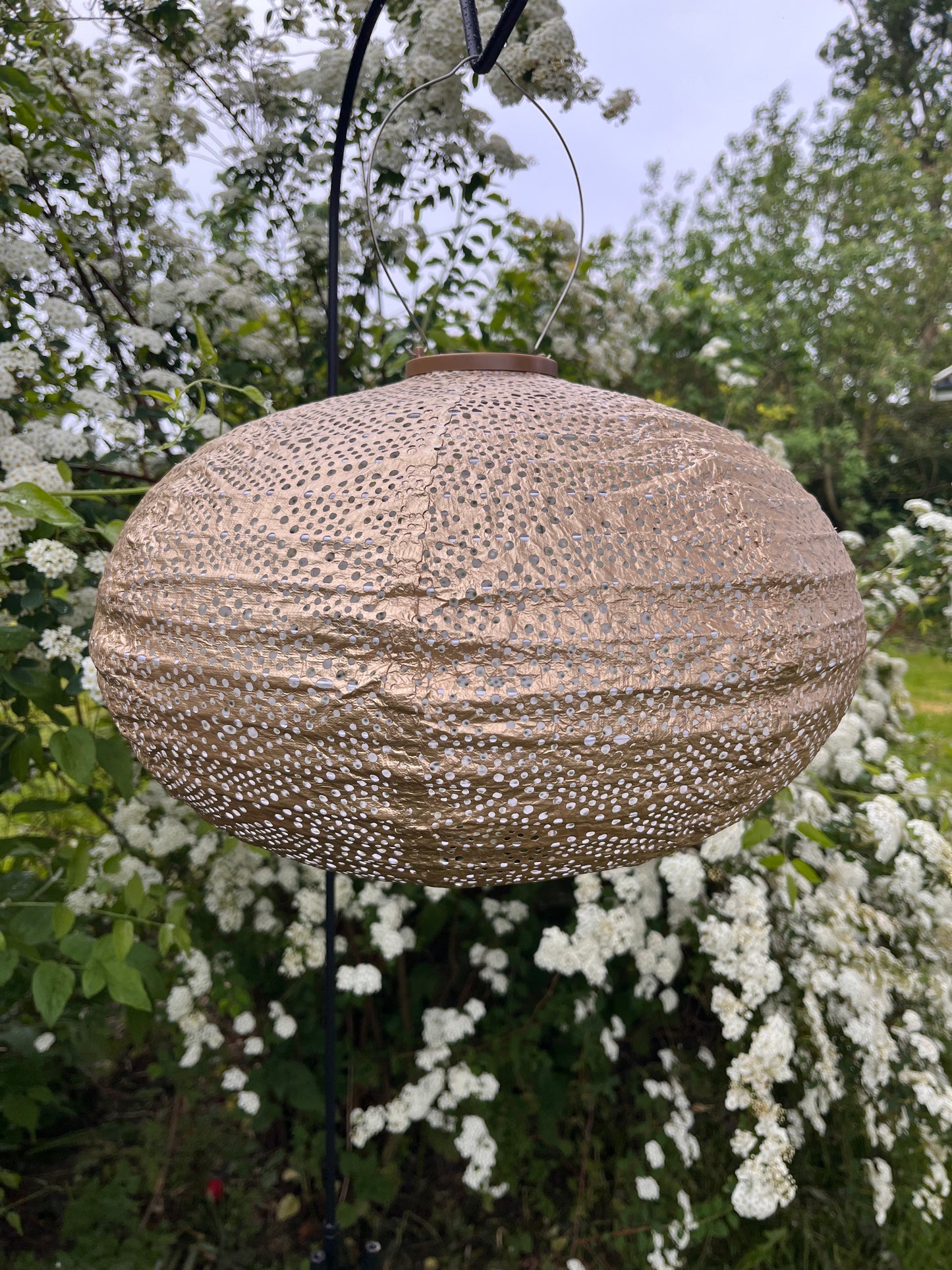 Solcelle lampe Oval.