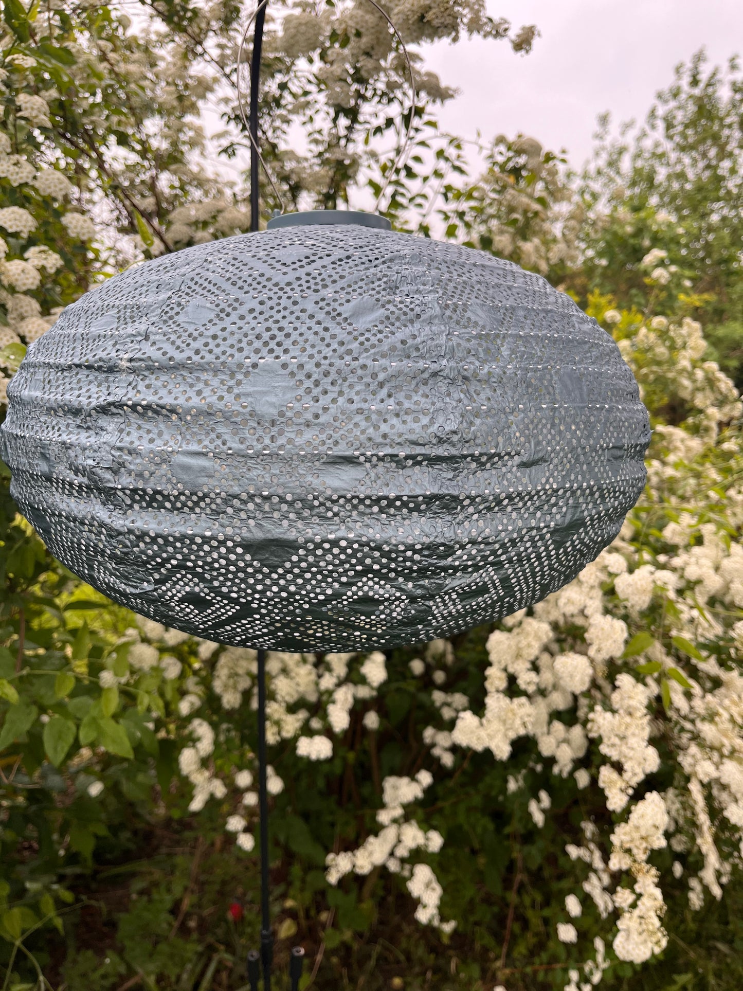 Solcelle lampe Oval.