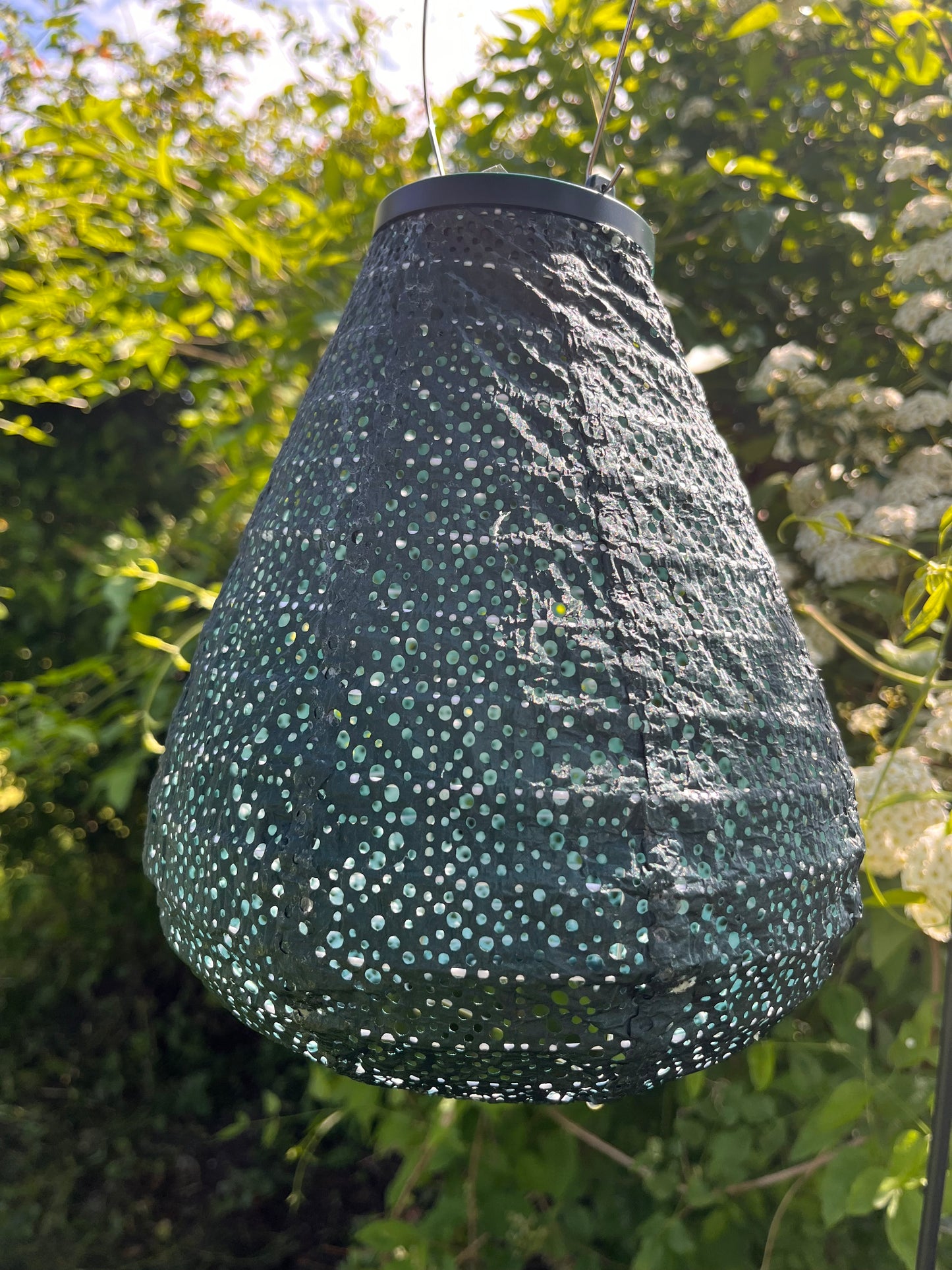 Solcelle lampe tulipan 20 cm.