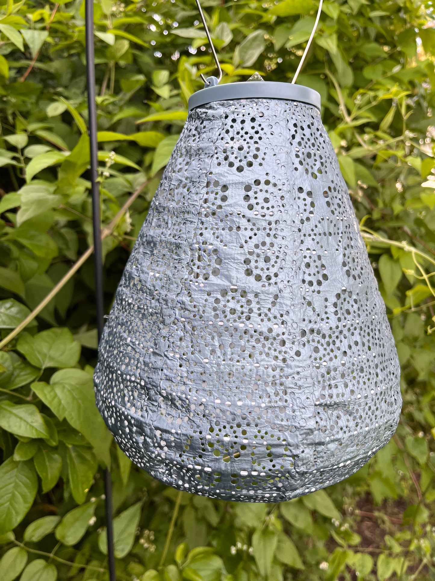 Solcelle lampe tulipan 20 cm.