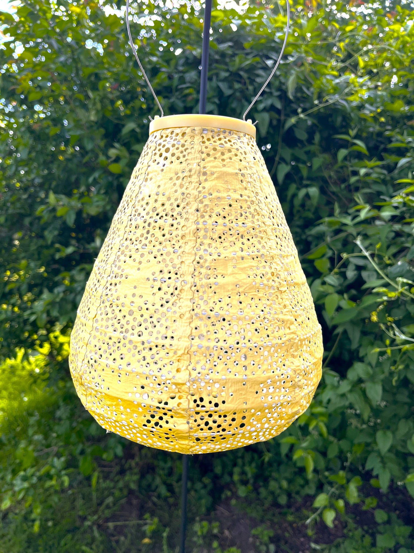 Solcelle lampe tulipan 20 cm.