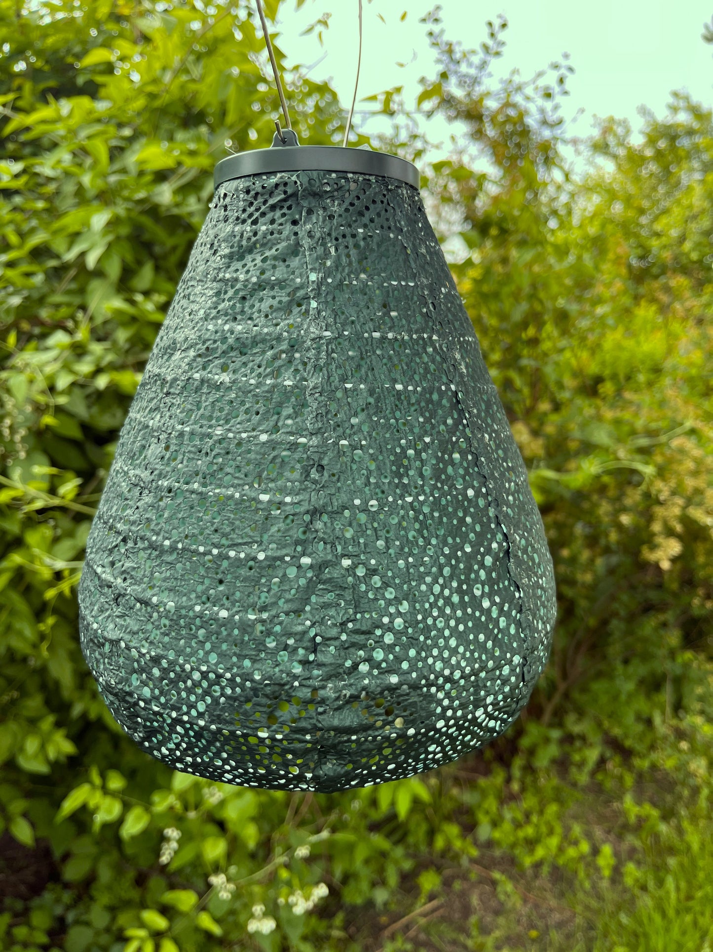 Solcelle lampe tulipan 20 cm.