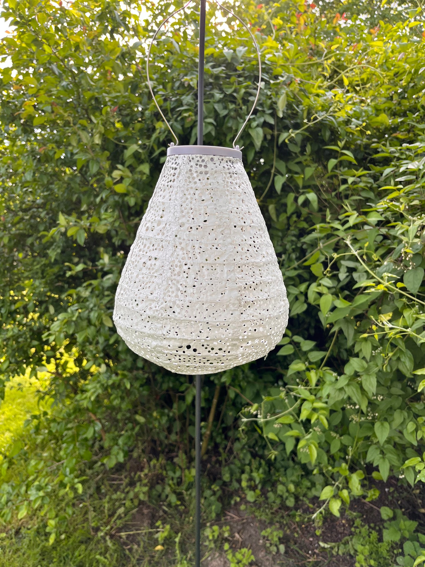 Solcelle lampe tulipan 20 cm.