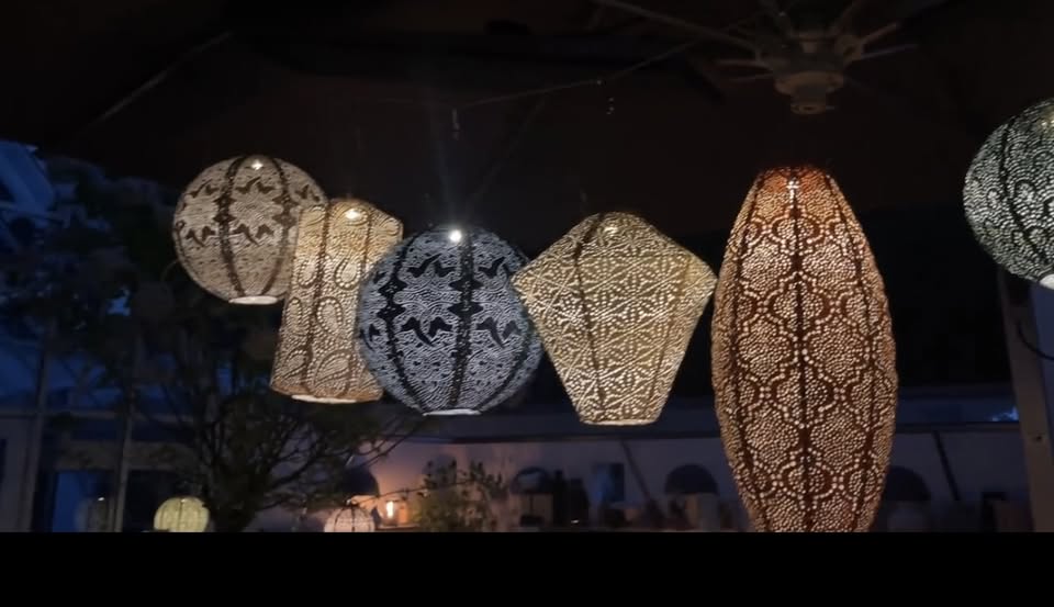 Solcelle lampe Trekantet.