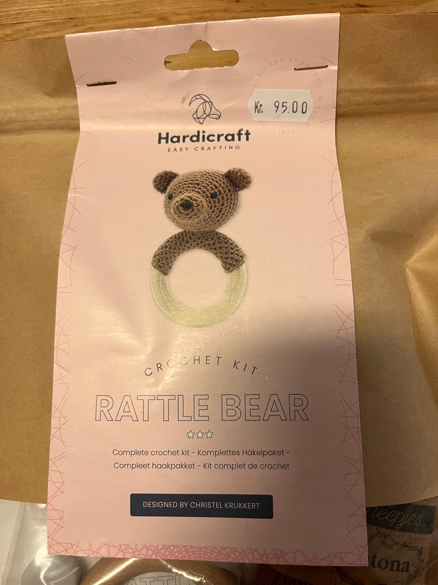 Hæklekit baby ring