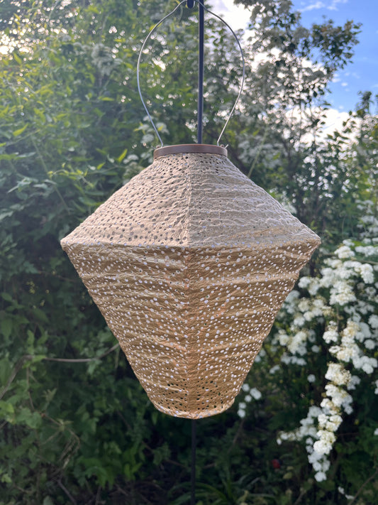 Solcelle lampe Diamant.