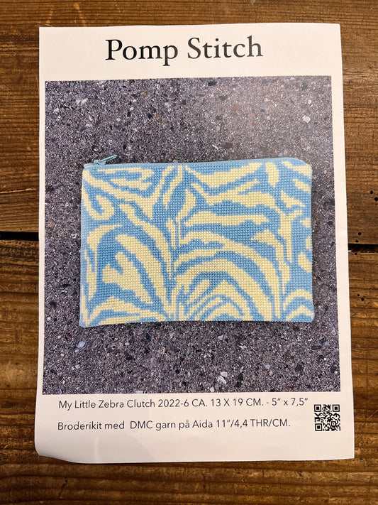 Broderi kit pung med lynlås