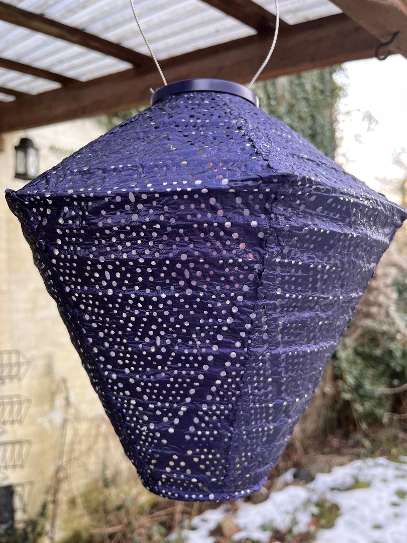 Solcelle lampe Diamant.
