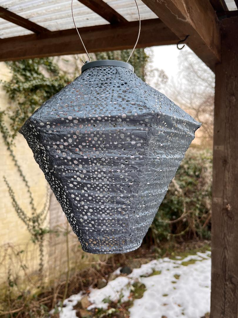 Solcelle lampe Diamant.