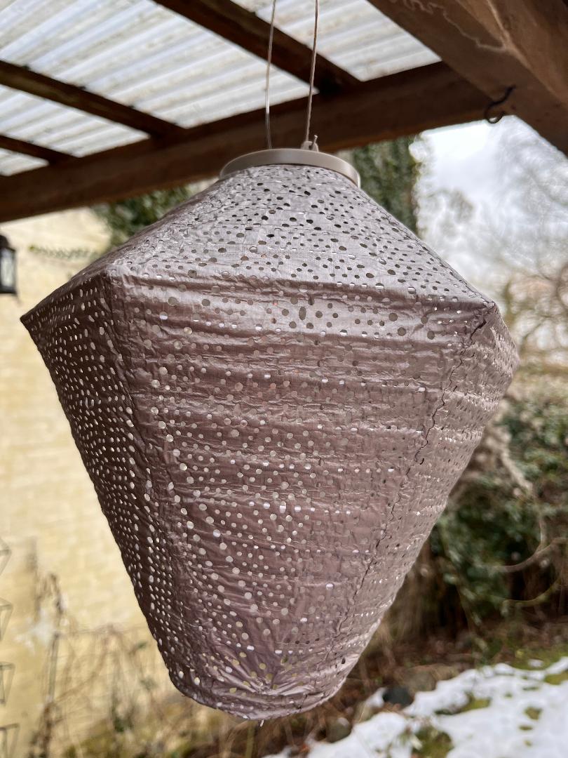 Solcelle lampe Diamant.